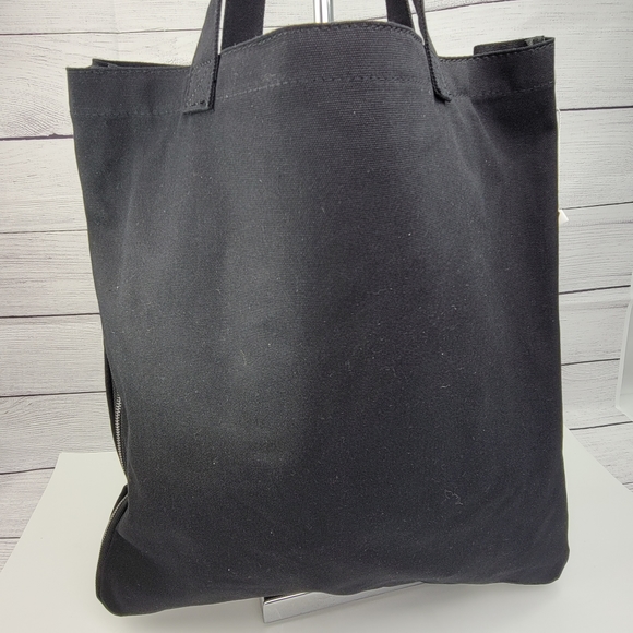 Most Wanted USA Pride Black Cotton Canvas Love is Love Tote Bag - Picture 3 of 16